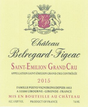 Ch Teau Belregard Figeac Saint Milion Grand Cru Rosenthal Wine Merchant