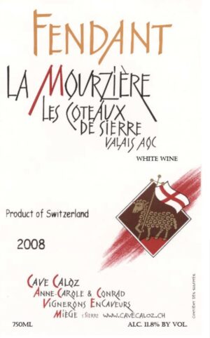 Fendant La Mourziere label