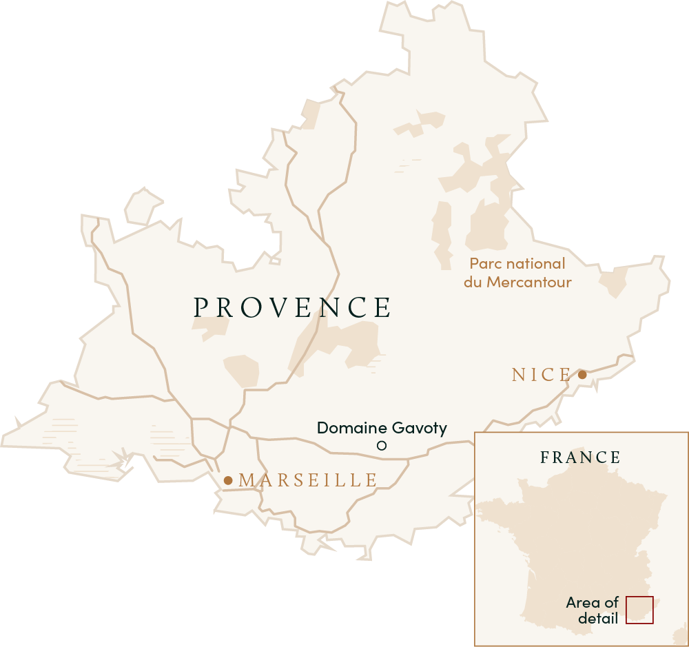 Provence map
