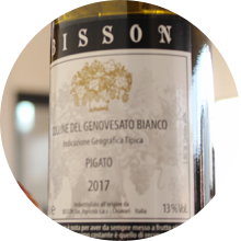 Bisson wine label